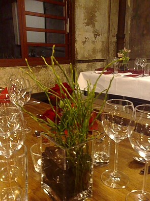 Eventlocation "die kokerei" Zollverein - Tischdeko